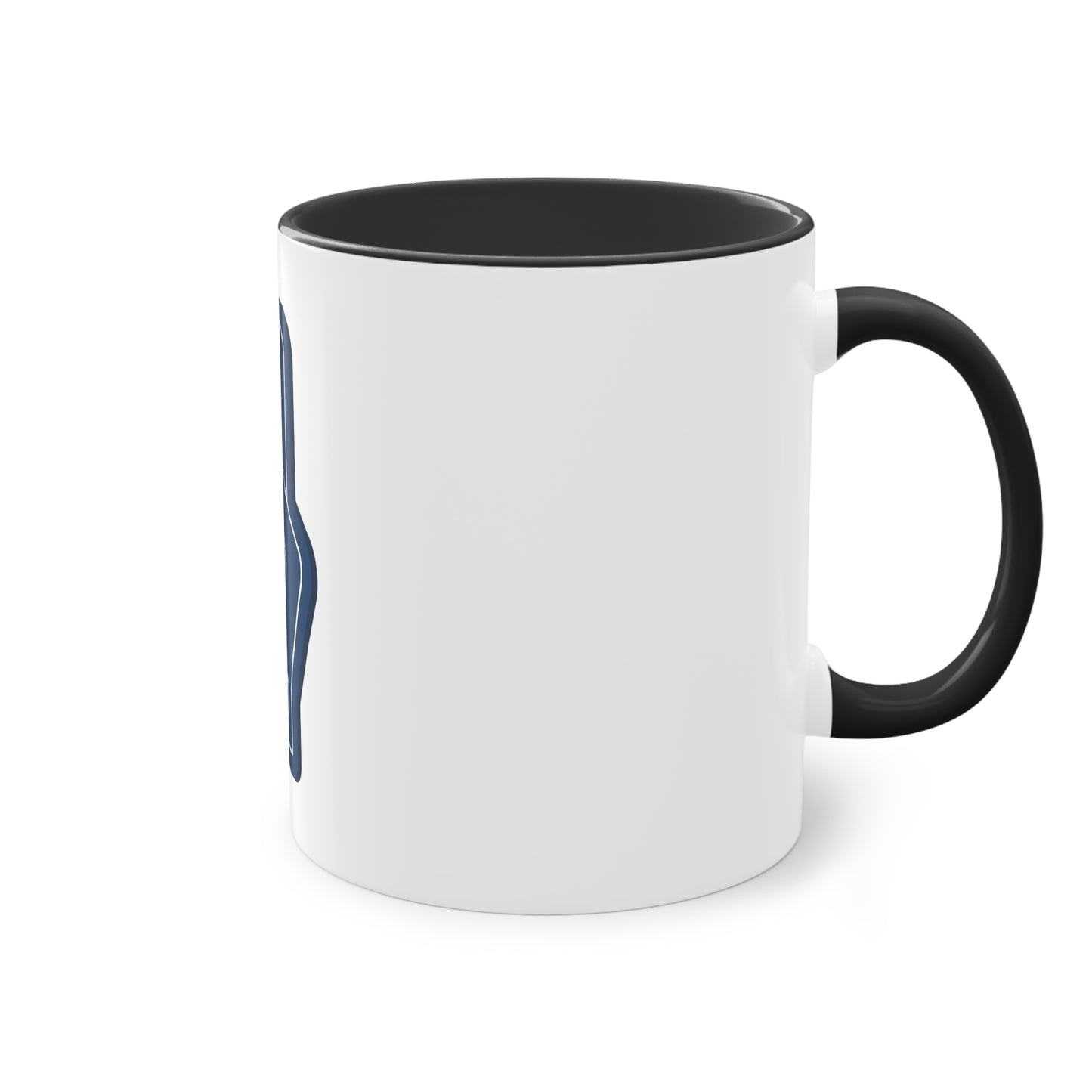 #1 Dad Two-Tone Coffee Mug - Perfect Gift for Father's Day