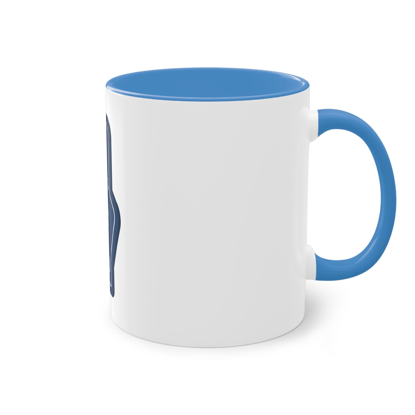 #1 Dad Two-Tone Coffee Mug - Perfect Gift for Father's Day