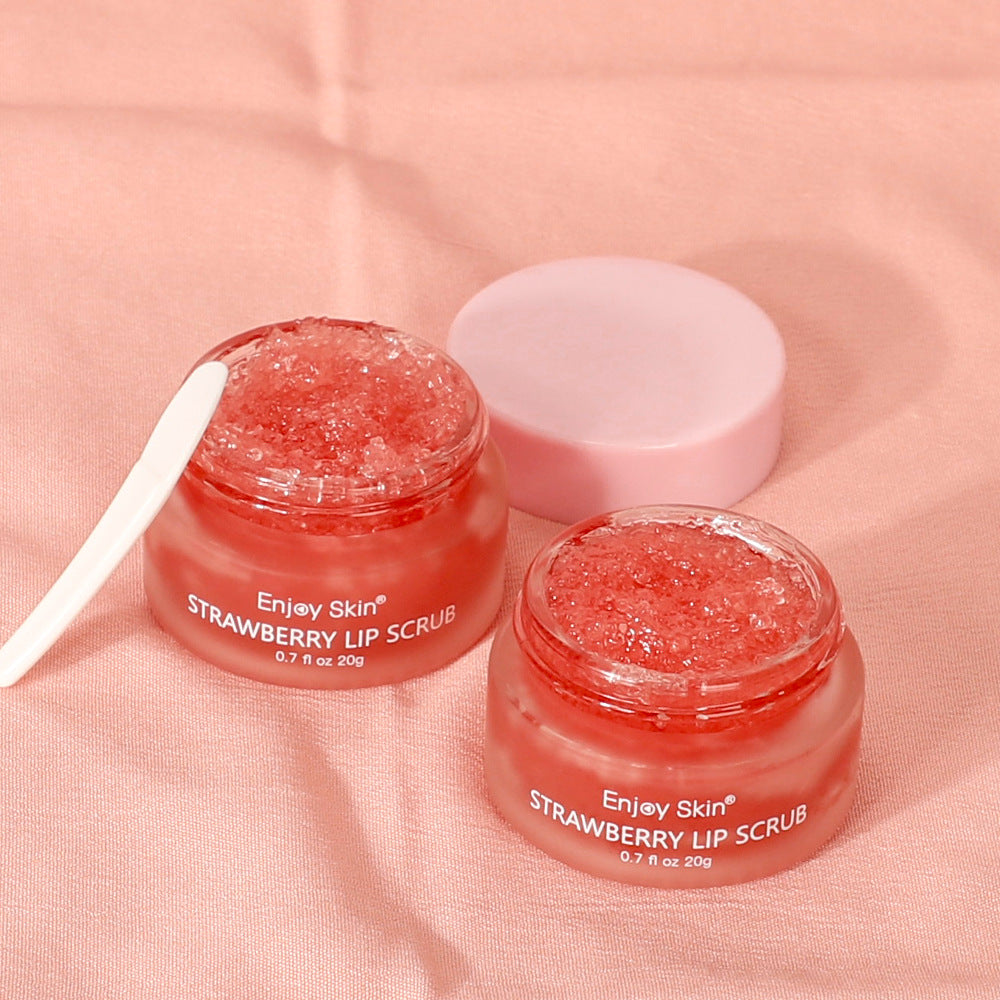 Strawberry Lip Scrub Vegan Exfoliating Envase Para Sugar Pink Lip Scrub