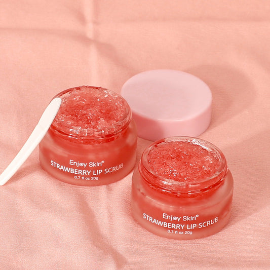 Strawberry Lip Scrub Vegan Exfoliating Envase Para Sugar Pink Lip Scrub