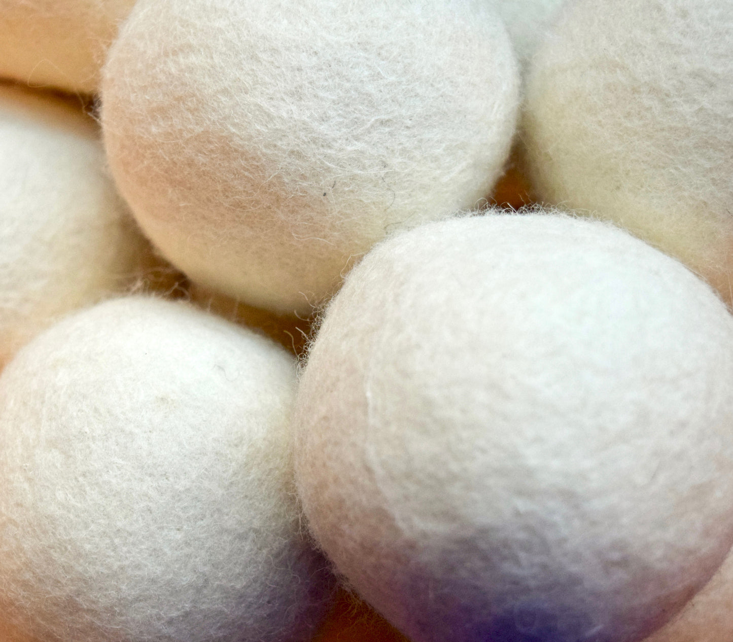 Wool Dryer Balls - 100% Organic New Zealand Wool